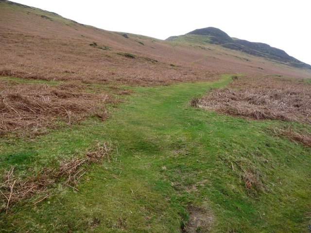 Path ascending south-east to Cat Bells