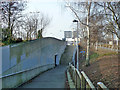 Pedestrian route to Kidbrooke station