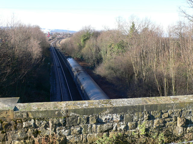 Holyhead to Chester railway line