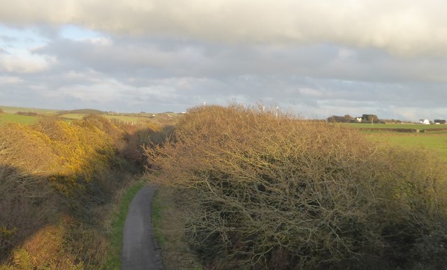 Former railway line, now cycle track