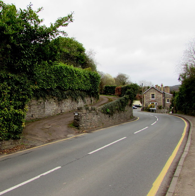 Manor House entrance drive, Tintern
