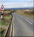 Warning sign - horse riders, West Road near Porthcawl