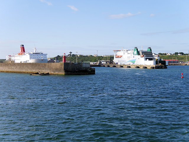 Entrance to Rosslare Harbour