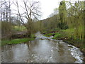 Weirpool on River Wheelock near Middlewich