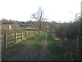 Private lane towards the river east of Sleights