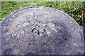 Benchmark on end pier of Catterick Bridge