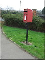 Elizabeth II postbox on Allum Lane (B5378)