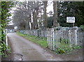 Church gates and no kissing!