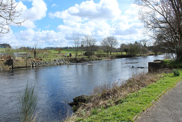 Site of the Sparling Bridge, Newton... © Billy McCrorie :: Geograph ...