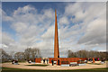 SK9869 : International Bomber Command Centre spire by Richard Croft