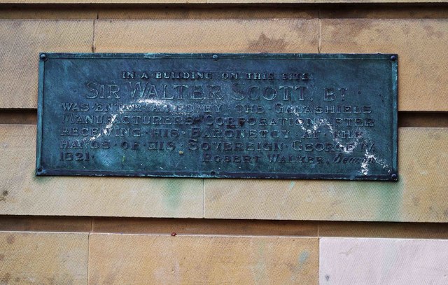 Royal Bank of Scotland (3) - plaque, 35 Bank Street, Galashiels