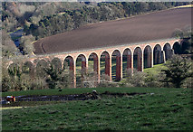 NT5734 : Leaderfoot Viaduct by Walter Baxter