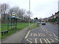 Bus stop and shelter on Lower Luton Road, Batford