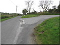 The Carrickgallogly Road junction on the Carrickananny Road