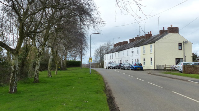 Terraced cottages on Old Street in Walgrave
