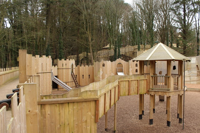 Kids Play Fort at Culzean Country Park © Billy McCrorie cc-by-sa/2.0 ...