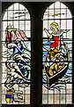 TA1181 : Fisherman's window, St Oswald's church, Filey by Julian P Guffogg