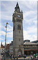NZ2814 : Market Hall clock tower by Roger Templeman