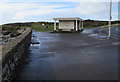 Public shelter near the seawall,  Porthcawl