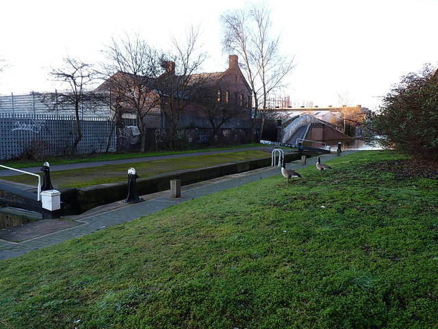 Lock 9 in Aston on the Birmingham & Fazeley canal