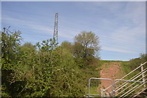 ST6469 : Pylon near the River Avon by N Chadwick