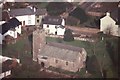 Aerial view of Willand church