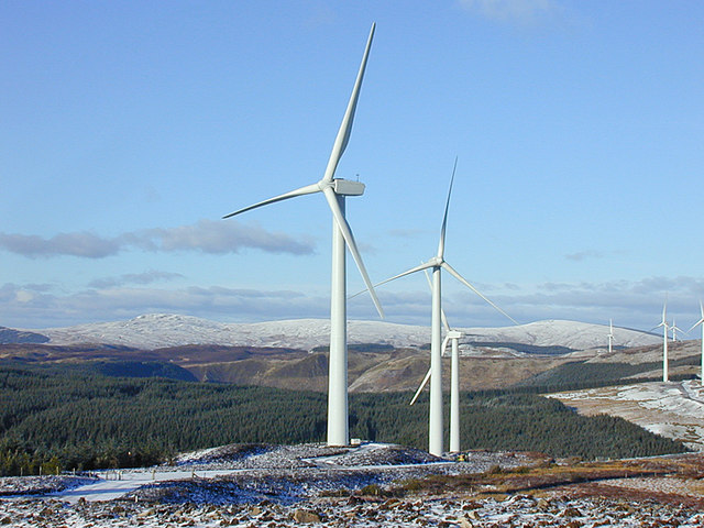 Turbines, Cefn Croes windfarm