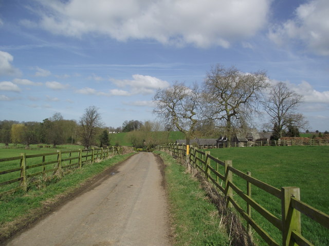Road from Rushey Fields Farm to Woodhouse