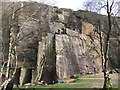 SK2479 : Rock climbing in Bole Hill Quarry by Graham Hogg