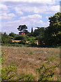 Mile End, Colchester from a field