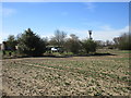 Cemetery and Millennium Beacon, East Cottingwith