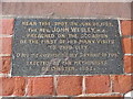 SJ4066 : Plaque at Wesley Methodist Church, Chester by David Hillas