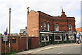 Black Swan public house and outbuilding