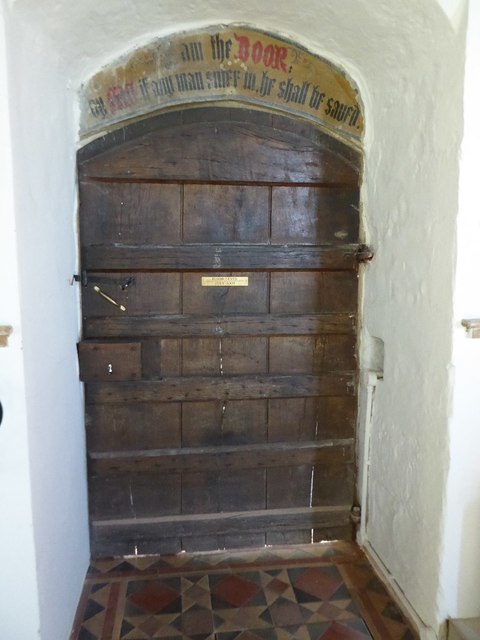 Door to Tirley church