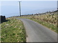 Track to road (A686) at Clargillhead