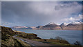 NM4639 : Road above Loch na Keal by Peter Moore
