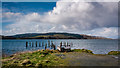 Remains of the pier at Salen