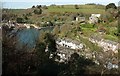 Bodinnick and Caffamill Pill from the Hall Walk