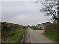 Trentfield Lane passing Salt Hall Farm