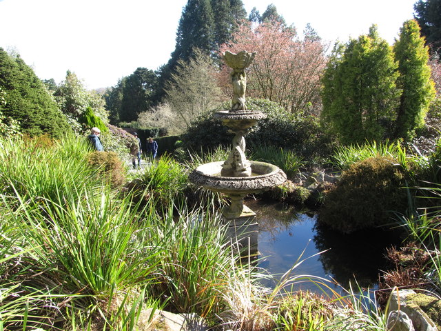 The Mereboy Fountain in the Annesley Garden of Castlewellan Castle