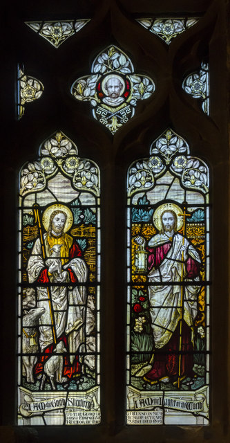 Stained glass window, All Saints' church, Thornton-le-Dale