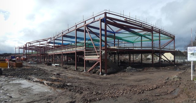 Balloch Shared Campus under construction
