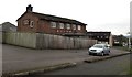 Fenced off former Yew Tree pub, West Pontnewydd, Cwmbran