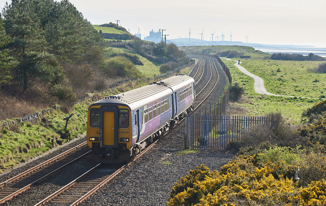 156469 approaching Maryport - March 2017