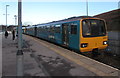 Barry Island train at Abercynon station