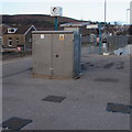 Abercynon sub main electricity distribution cubicle on Abercynon railway station