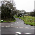 Junction of Hafren Road and Thornhill Road, Thornhill, Cwmbran