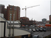 J3373 : Crane towering above the building site in St Andrew's Square West by Eric Jones