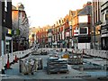 Road closed, Altrincham