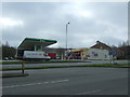 Service station on the A610